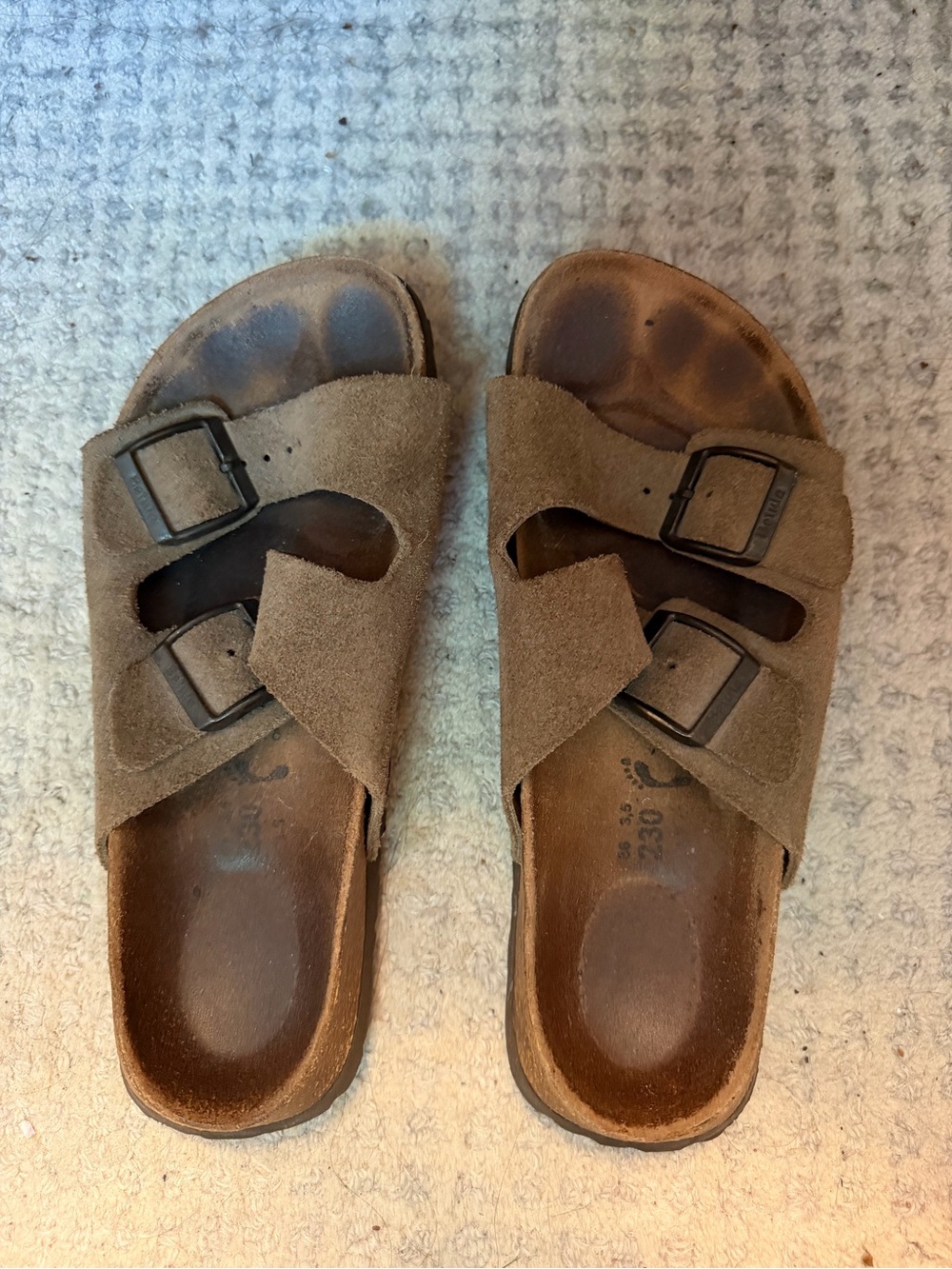 Birkenstock Tan Suede Strappy Sandals Size 36 Women’s 5-5.5